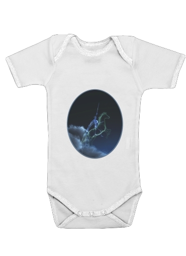  Knight in ghostly armor for Baby short sleeve onesies