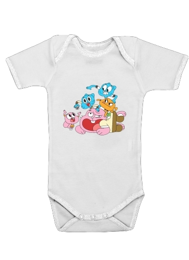  le monde incroyable de gumball for Baby short sleeve onesies