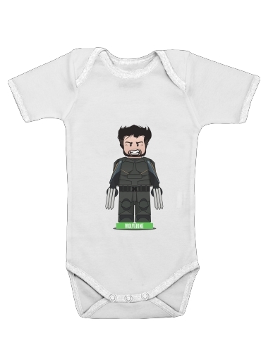  Lego: X-Men feat Wolverine for Baby short sleeve onesies