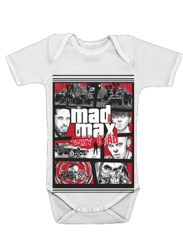  Mashup GTA Mad Max Fury Road for Baby short sleeve onesies