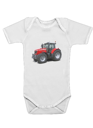  Massey Fergusson Tractor for Baby short sleeve onesies
