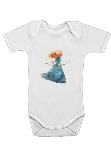  Merida Watercolor for Baby short sleeve onesies