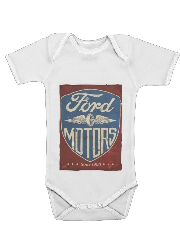  Motors vintage for Baby short sleeve onesies