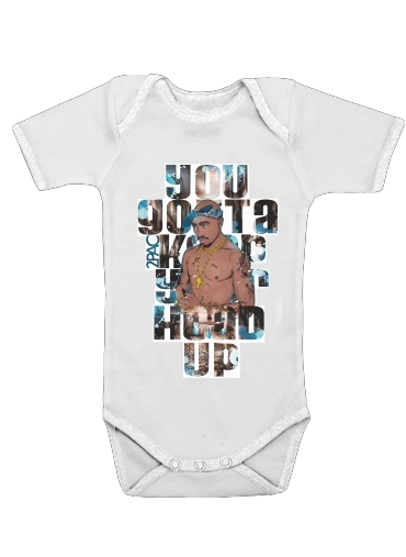 Music Legends: 2Pac Tupac Amaru Shakur for Baby short sleeve onesies