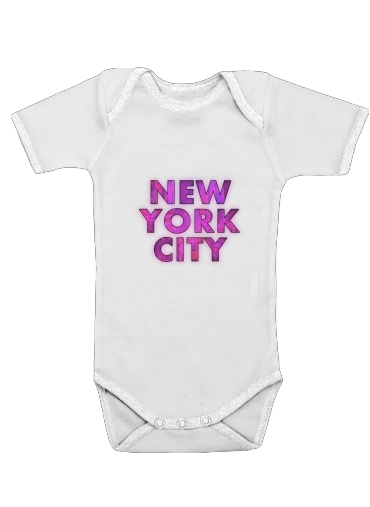  New York City - Broadway Color for Baby short sleeve onesies