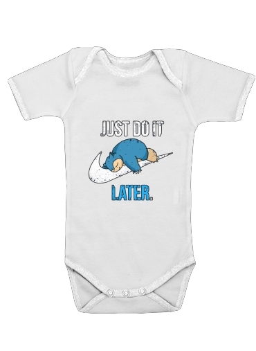  Nike Parody Just do it Late X Ronflex for Baby short sleeve onesies