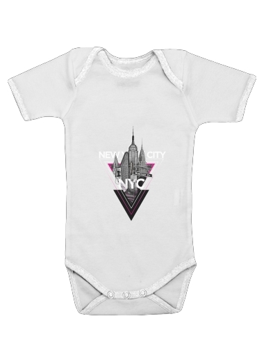  NYC V [pink] for Baby short sleeve onesies