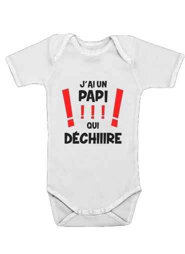  Papi qui dechire for Baby short sleeve onesies