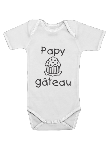  Papy gateau for Baby short sleeve onesies