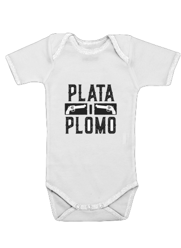  Plata O Plomo Narcos Pablo Escobar for Baby short sleeve onesies