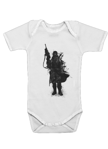  Post Apocalyptic Warrior for Baby short sleeve onesies