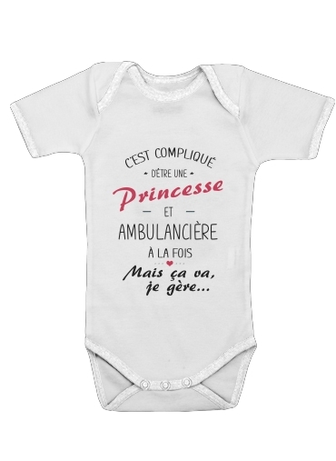  Princesse et ambulanciere for Baby short sleeve onesies