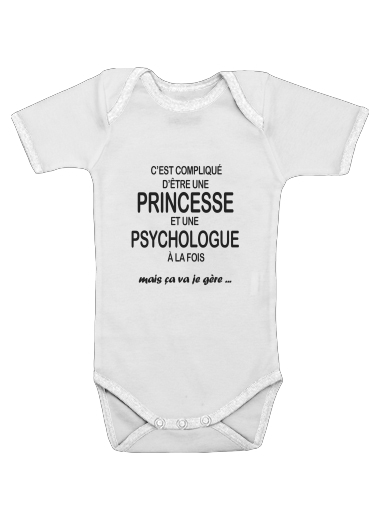  Psychologue et princesse for Baby short sleeve onesies