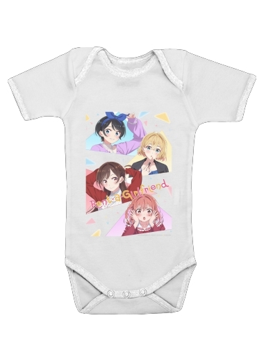  Rent a girlfriend for Baby short sleeve onesies