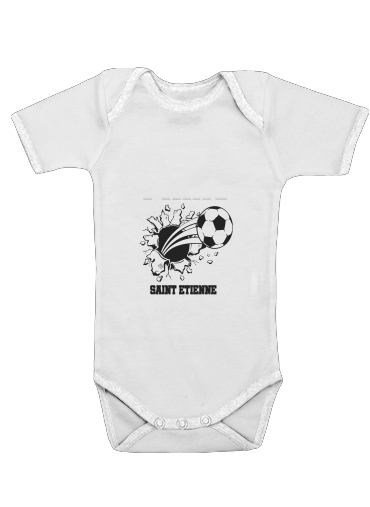 Saint Etienne Football Home for Baby short sleeve onesies