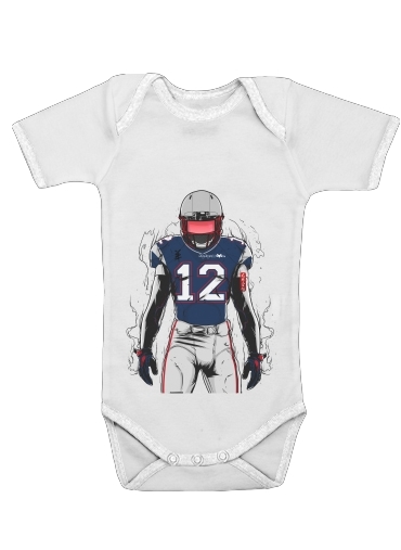  SB L New England for Baby short sleeve onesies