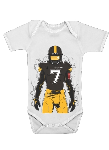  SB L Pittsburgh for Baby short sleeve onesies