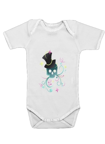  Skull Pop Art Disco for Baby short sleeve onesies