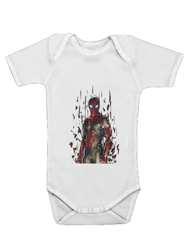  Spiderman Poly for Baby short sleeve onesies