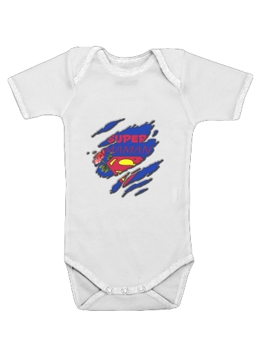  Super Maman for Baby short sleeve onesies