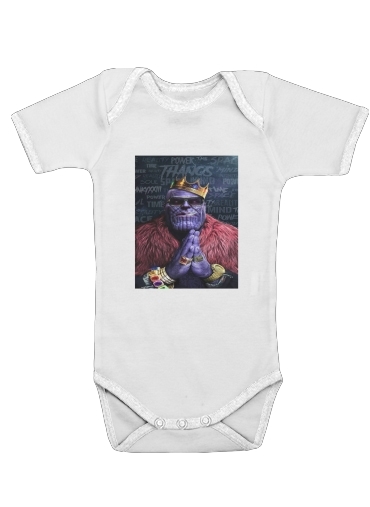  Thanos mashup Notorious BIG for Baby short sleeve onesies