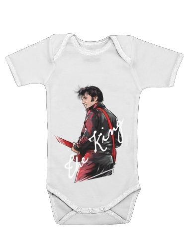 The King Presley for Baby short sleeve onesies