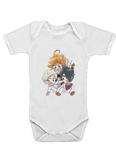  The Promised Neverland Emma Ray Norman Chibi for Baby short sleeve onesies