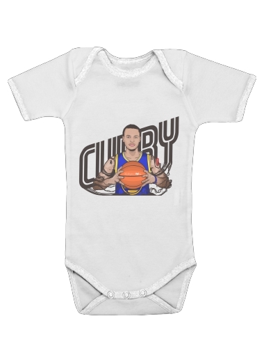  The Warrior of the Golden Bridge - Curry30 for Baby short sleeve onesies
