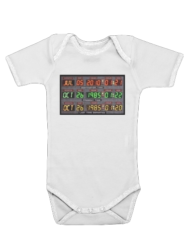  Time Machine Back To The Future for Baby short sleeve onesies