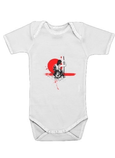  Trash Polka - Female Samurai for Baby short sleeve onesies