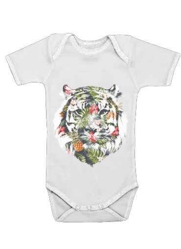  Tropical Tiger for Baby short sleeve onesies