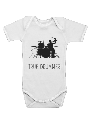  True Drummer for Baby short sleeve onesies