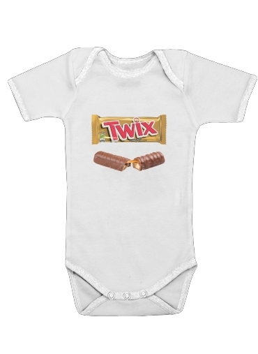  Twix Chocolate for Baby short sleeve onesies