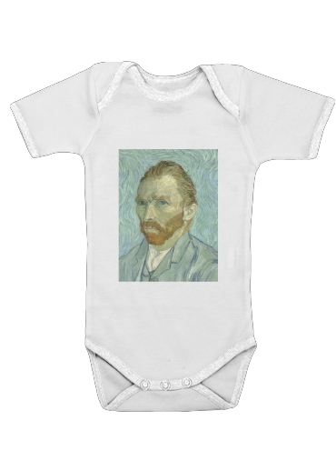  Van Gogh Self Portrait for Baby short sleeve onesies