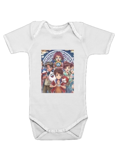  Yokai Watch fan art for Baby short sleeve onesies
