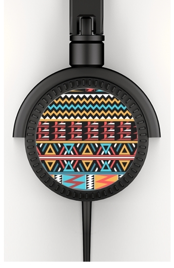  aztec pattern red Tribal for Stereo Headphones To custom