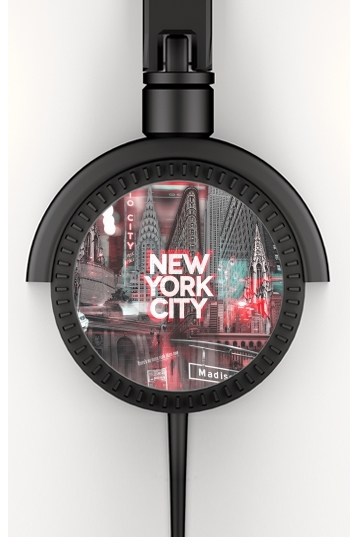  New York City II [red] for Stereo Headphones To custom