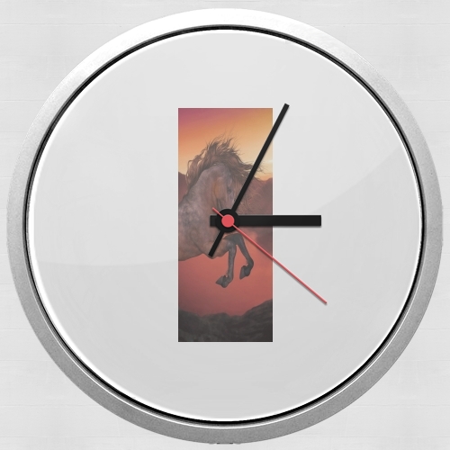  A Horse In The Sunset for Wall clock