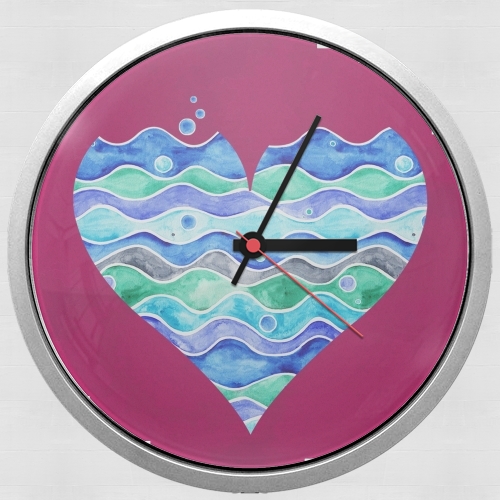  A sea of Love (purple) for Wall clock