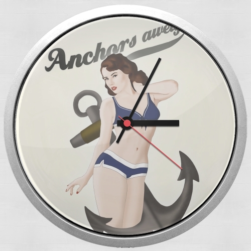  Anchors Aweigh - Classic Pin Up for Wall clock