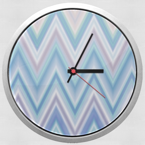  BLUE COLORFUL CHEVRON  for Wall clock