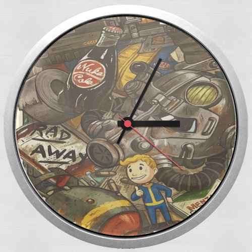  Fallout Painting Nuka Coca for Wall clock
