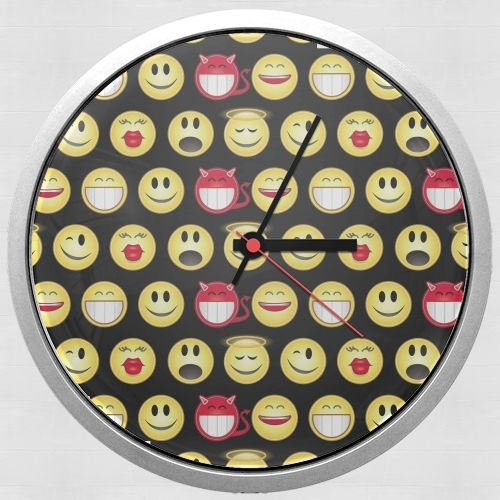  funny smileys for Wall clock