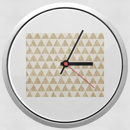  Glitter Triangles in Gold for Wall clock
