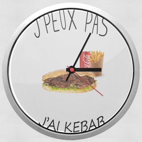  Je peux pas jai kebab for Wall clock