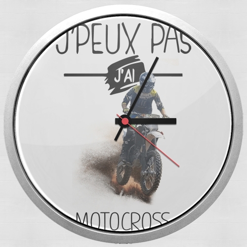  Je peux pas jai motocross for Wall clock