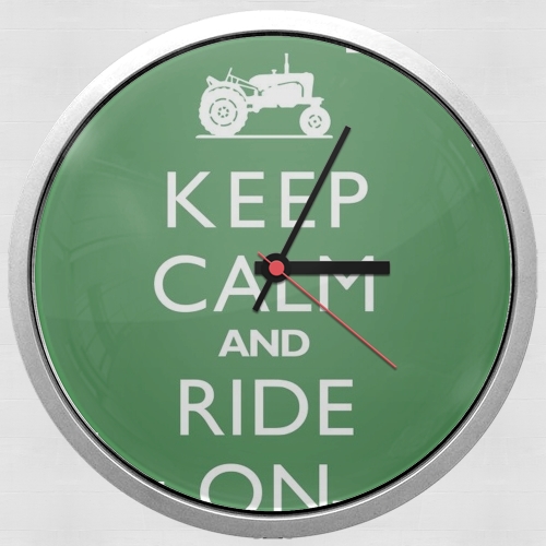  Keep Calm And ride on Tractor for Wall clock
