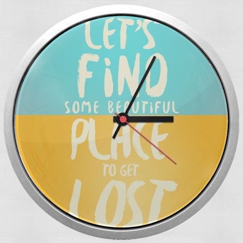  Let's find some beautiful place for Wall clock