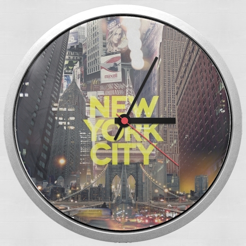  New York City II [yellow] for Wall clock