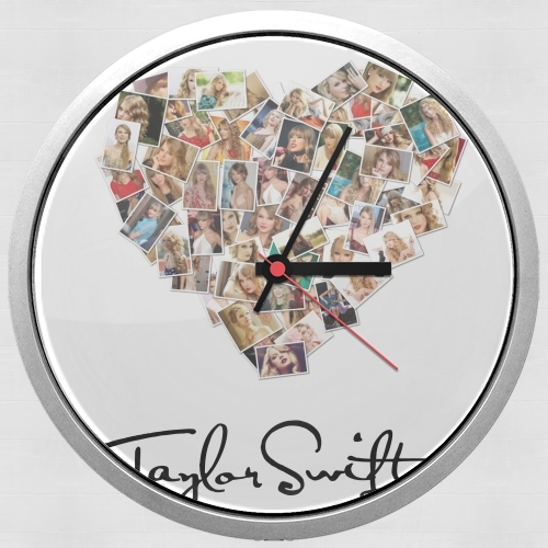  Taylor Swift Love Fan Collage signature for Wall clock